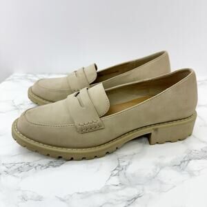 Dolce Vita Catalina Lug Sole‎ Loafers Nude Brown Womens 7.5